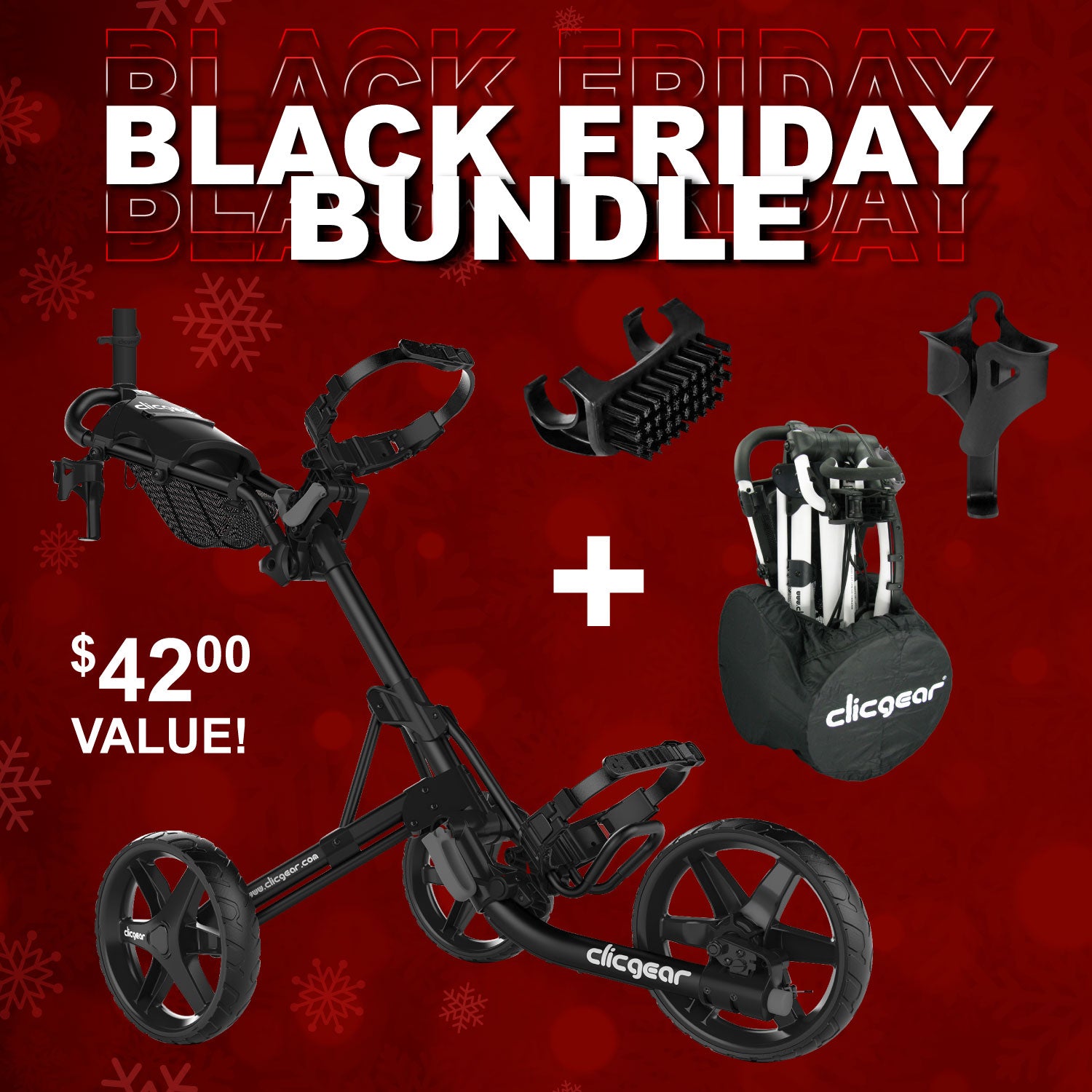 BLACK FRIDAY BUNDLE - Clicgear Model 4.0 + Accessories