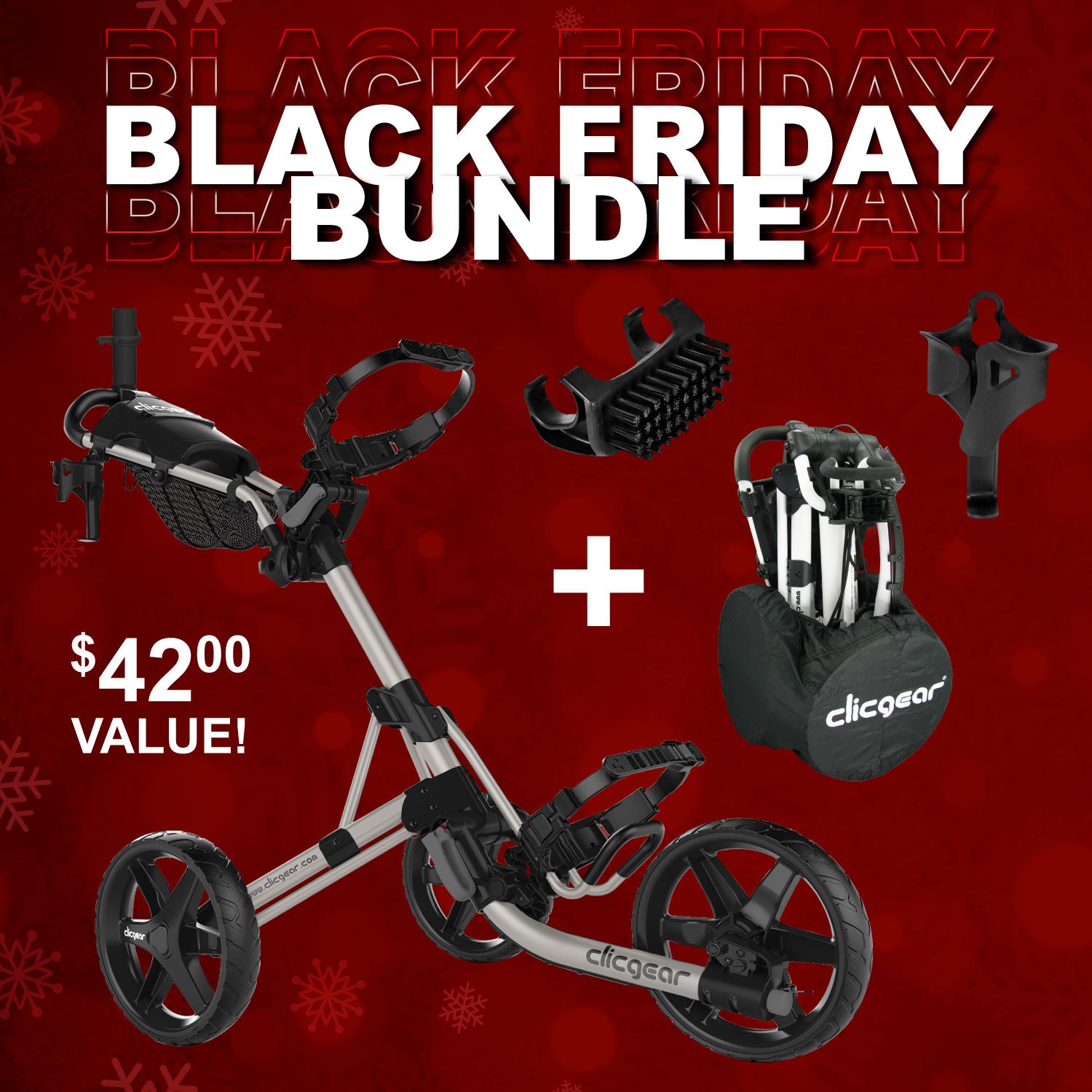 BLACK FRIDAY BUNDLE - Clicgear Model 4.0 + Accessories