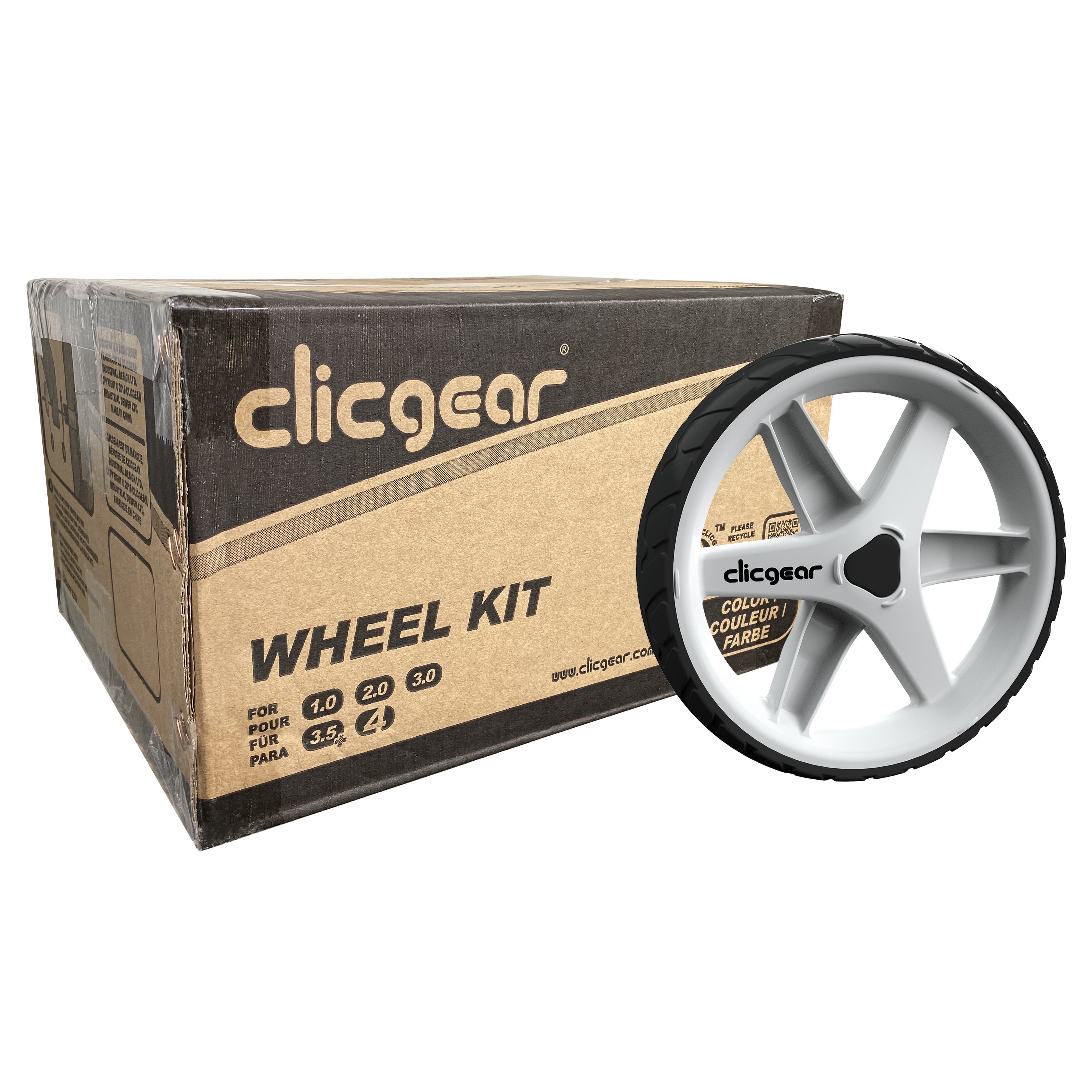 Clicgear Model 1.0 ~ 4.0 Wheel Kits - CLICGEAR | ROVIC USA