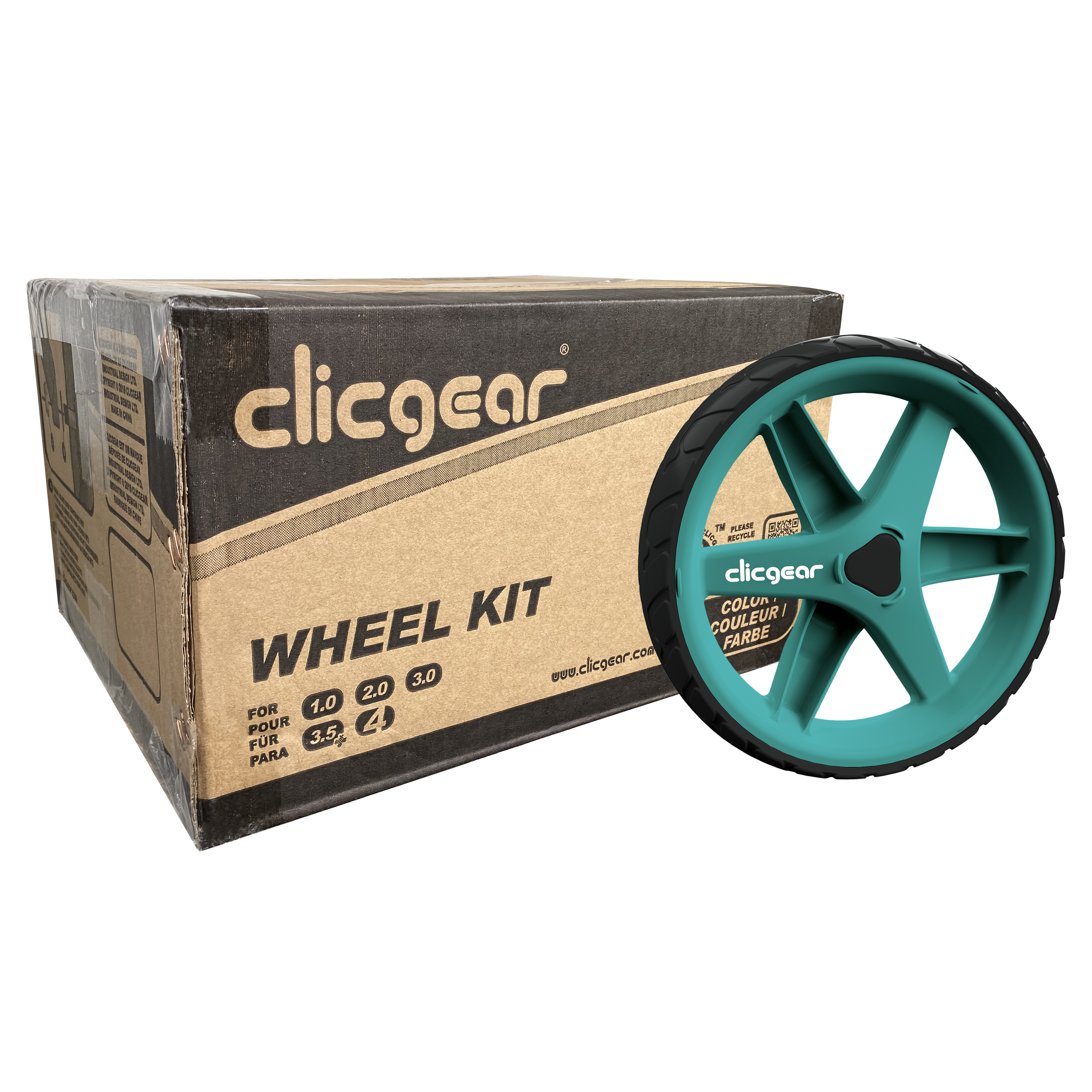 Clicgear Model 1.0 ~ 4.0 Wheel Kits - CLICGEAR | ROVIC USA